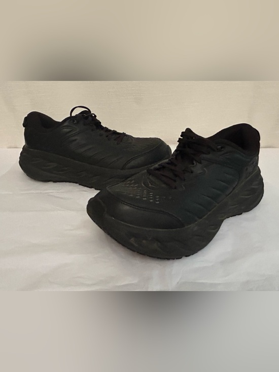 Hoka Shoes - HOKA Bondi Sr. Women's Black Athletic Walking Shoes